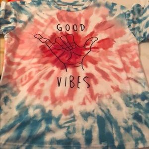 Tie dye oversized shirt